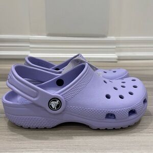 NWT CROCS Big Kids' Classic Clog Size Junior 2 J2 Lavender